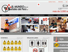 Tablet Screenshot of elmundodelassenales.com